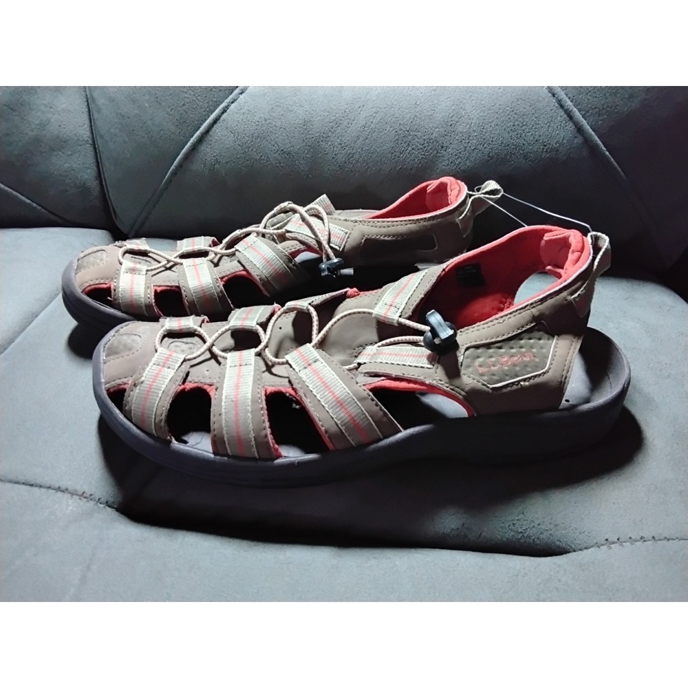 L. L. Bean Brown Beach, Fisherman, Hiking Sandals Mens Size 11.5 NWOT 101703